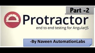 Protractor for AngularJS Tutorial  Part 2  VS Code Snippets  Run Multiple Test Cases [upl. by Okemak]