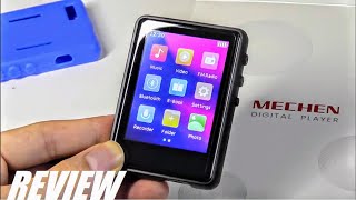 REVIEW MECHEN HiFi MP3 Player 24 Touchscreen Bluetooth 50 FM Radio [upl. by Akirre]