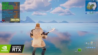 RTX 3060  Ryzen 7 5700x Fortnite Chapter 5  Performance Mode  1720X1080  FPS limit test [upl. by Etteuqaj]