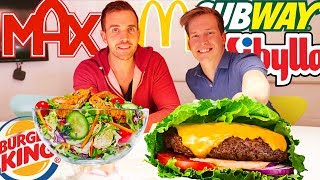 Vi köper alla nyttiga alternativ på MAX McDonalds Burger King Subway amp Sibylla [upl. by Elohcin]