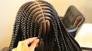 I Outdid Myself With This One  Medium Layered Braids [upl. by Uriah]