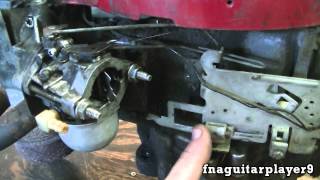 How Throttle and Choke Linkage is Setup on a Briggs 2 piece Carburetor NEW ENGINE [upl. by Madge]