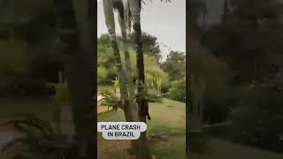 Brazil Plane Crash Video Passenger Plane With 62 On Board Crashes In Brazils Vinhedo [upl. by Talyah]