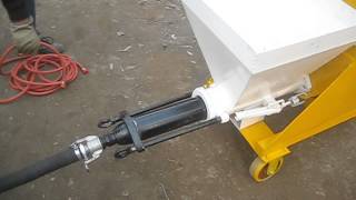 plaster spraying machine [upl. by Biles]