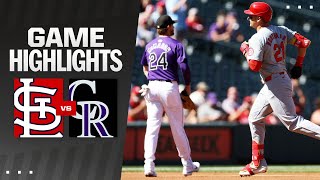 Cardinals vs Rockies Game Highlights 92624  MLB Highlights [upl. by Roseann]