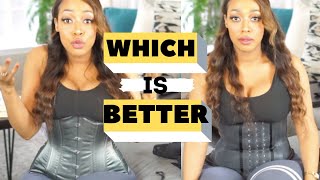 HOW TO GET A SMALLER WAIST  WAIST TRAINERS VS CORSETS  DO THEY WORK [upl. by Nyleuqaj]