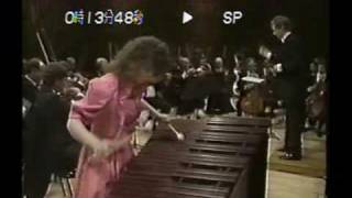 Evelyn Glennie plays Ney Rosauro Marimba Concerto II [upl. by Garap]