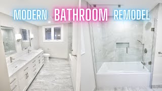 Modern TubSurround Bathroom Renovation [upl. by Tama]