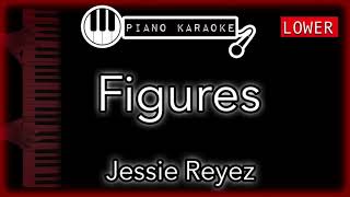 Figures LOWER 3  Jessie Reyez  Piano Karaoke Instrumental [upl. by Fayina]