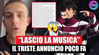 SANGIOVANNI ANNULLA TUTTI I CONCERTI E LUSCITA DEL NUOVO DISCO LANNUNCIO CHOC POCO FA [upl. by Viki20]