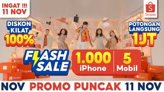 Ingat Promo Puncak 11 Nov Cek Shopee dulu Termurah di Shopee 1111 Big Sale [upl. by Nehgaem]