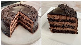 Best Chocolate Cake Recipe Easy Chocolate Cake Recipe Eggless and Without Oven Birthday Cake [upl. by Coulombe]