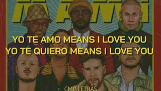 Piso 21 y Black Eyed Peas  Mami con letra [upl. by Ahsia]