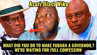 BREAKING Asari Dokubo Gives Wotowoto To Wike and Pledges Full Support To Gov Sim Fubara [upl. by Atteyek]