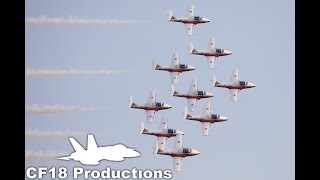 SNOWBIRDS Abbotsford Twilight Show [upl. by Nosnevets60]