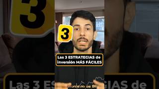 3 estrategias de inversión FÁCILES [upl. by Eivi]