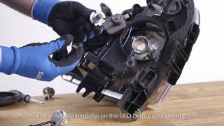 How to replace headlights with Philips Ultinon Essential LEDHL ≈H7 [upl. by Bromleigh]