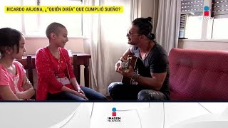 ¡Ricardo Arjona sorprendió a una fan muy especial  De Primera Mano [upl. by Amrac784]