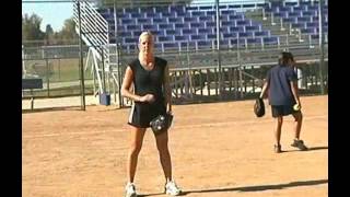 Softball Pitching Drills for Working the Leg Drive [upl. by Akelahs389]