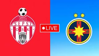 Sepsi OSK Sfantul Gheorghe vs Fotbal Club FCSB Live Romanian Liga I 2024 [upl. by Roht]