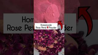 Homemade Rose🌹Petal Powder✅ rosepetal rose rosepetalpowder tricks viral [upl. by Aihtnys]