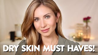 A Dry Skin Foundation Routine Makeup Great for Dry and Mature Skin Glowing Natural Finish [upl. by Stefanie]