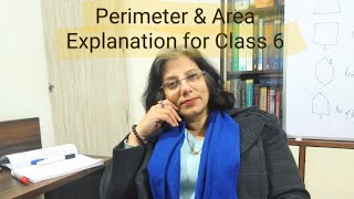 Perimeter amp Area Class 6 Explanation [upl. by Klimesh]