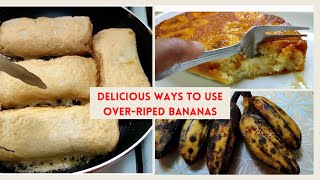 2 DELICIOUS WAYS TO USE OVERRIPE BANANA SABA  COLLAB WITH LORELIESKITCHEN [upl. by Cyndy]