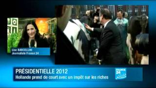 Le socialiste Cahuzac circonspect sur la proposition Hollande dun taux dimposition à quot75quot [upl. by Ylrahc]