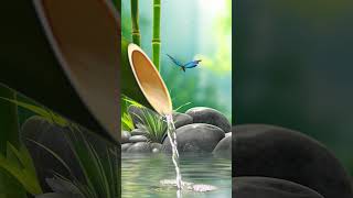 Relaxing Beautiful Music Calm Music watersounds relaxingmusic sleepmusic bamboo spamusic [upl. by Ensoll183]