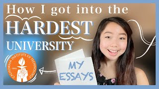 How I got into HARDEST UNIVERSITY to get into  Revealing my accepted Caltech essays class of 2025 [upl. by Ahsilat661]