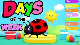 Days of the Week Song  Easy Learning for Kids  Fun Song for Toddlers  Learn Days of the Week [upl. by Anirak]