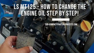 LS MT125 How To Change The Engine Oil Step by Step [upl. by Anonyw148]