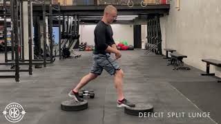 Deficit Split Lunge [upl. by Dray]