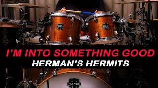 HERMANS HERMITS  IM INTO SOMETHING GOOD  DRUM COVER [upl. by Abigale621]