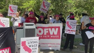 New campaign to increase California minimum wage to 2224 [upl. by Nerat704]