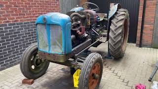 Fordson Major light restoration Part 1 first look amp service [upl. by Ilahtan603]