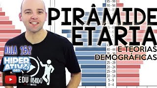 Geografia  PIRÂMIDE ETÁRIA TRANSIÇÃO E TEORIAS DEMOGRÁFICAS  EXTENSIVO 152  Hiperativo GEO [upl. by Federica]