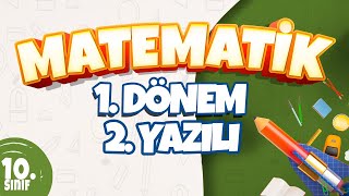 10 Sınıf 1 Dönem 2 Yazılı I Matematik [upl. by Brogle972]