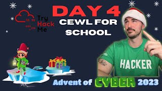 TryHackMe Advent of Cyber 2023 Day 4  Baby Its CeWLd Outside  Walkthrough [upl. by Anaugahs]