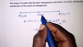 Enlargement with negative scale factor [upl. by Oinotnas]