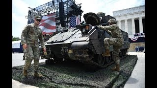 2019 Independence Day parade from Washington DC  USA TODAY [upl. by Lau899]