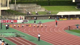 2011布勢スプリント第1レース 福島千里 112403 Chisato Fukushima 1st [upl. by Relda]