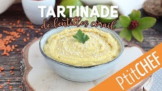 Recette de tartinade aux lentilles corail  Ptitchefcom [upl. by Artimed282]