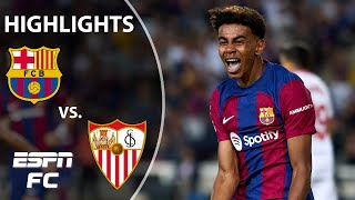 Barcelona vs Sevilla  LALIGA Highlights  ESPN FC [upl. by Bundy]