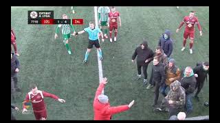 Fans riots in Lithuania Dziugas vs Zalgiris Pietu IV ultras [upl. by Jowett]