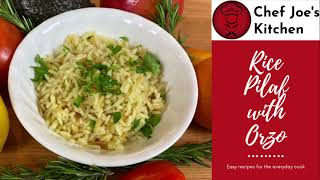 Rice Pilaf with Orzo [upl. by Llevol]