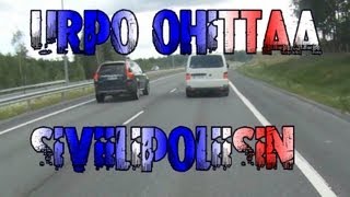 Autoilija ohittaa siviilipoliisin [upl. by Cenac]