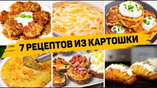 7 Рецептов из КАРТОШКИ  Что можно приготовить из КАРТОШКИ  Блюда из Картофеля [upl. by Rebme]