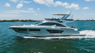 Cruisers Yachts 2023 60 Cantius Fly Walkthrough  Gregg Kopp  MarineMax Miami [upl. by Elleynod]